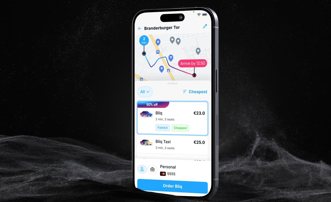 Bliq — Passenger App